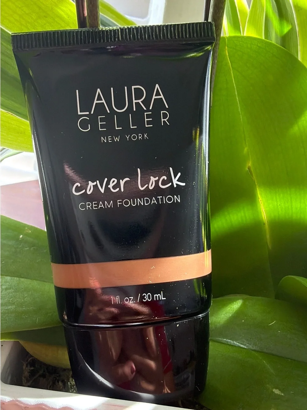 Laura Geller Cover Lock Cream Foundation -Full Coverage Deep Shade 1 fl oz